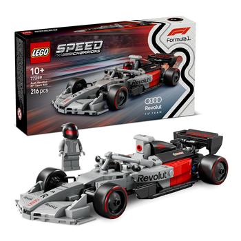 Voiture de course Audi Revolut F1 Team R26, set LEGO avec minifigurine pilote à collectionner