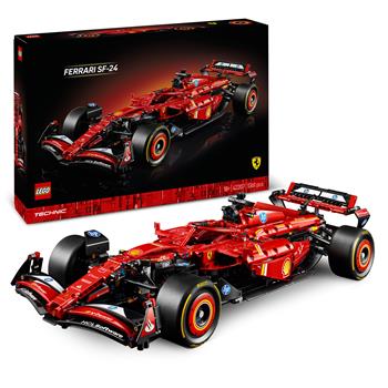 LEGO Technic Ferrari SF-24 F1 voiture de course en grand modèle à l’échelle 1:8 avec détails authentiques de sport automobile