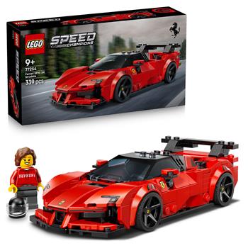 LEGO Speed Champions Ferrari SF90 XX Stradale voiture de sport en set de construction détaillé avec minifigurine de pilote