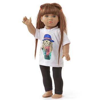 Casual Girl, abitino in 2 pezzi per bambola Heidiland